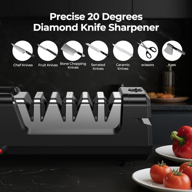 Detalle de Dawnstar S808 Electric Knife Sharpener 20°
