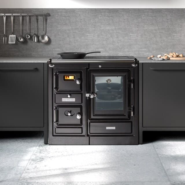 Detalle 2 de Hergom Saja 7/90 Vitro Cromo cocina 8 kW