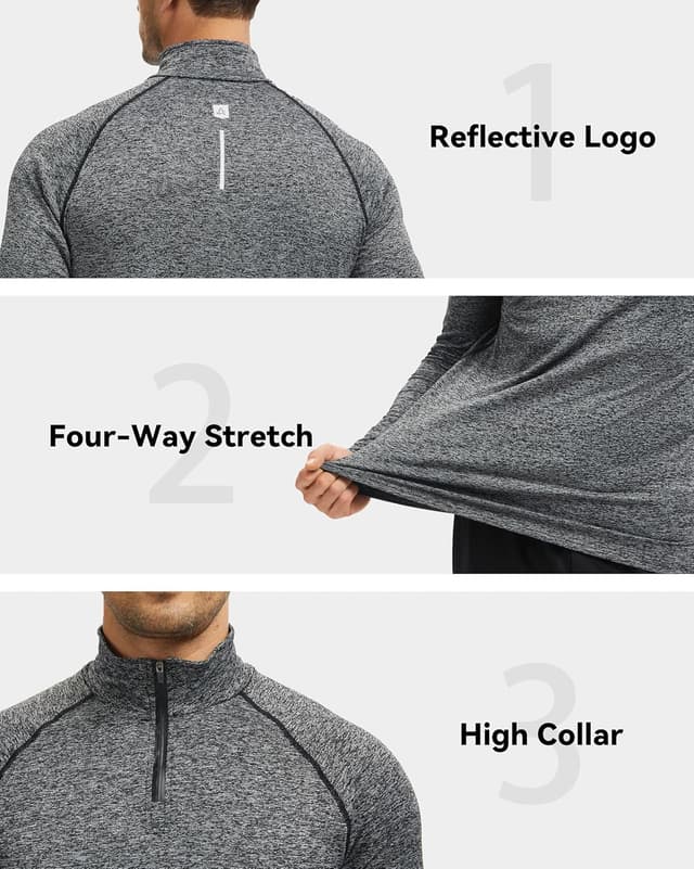 Thumbnail 4 de AMZSPORT Sudaderas Hombre con Cremallera 1/4