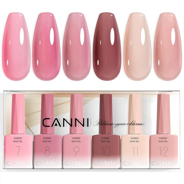 Imagen de CANNI Rubber Base Gel 9 ml Set en OfertitasTOP