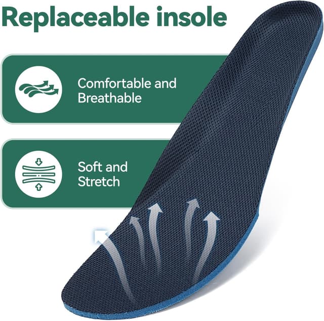 Detalle de gitzing barefoot shoes Wide Toe Zero-drop trail trainers (unisex)