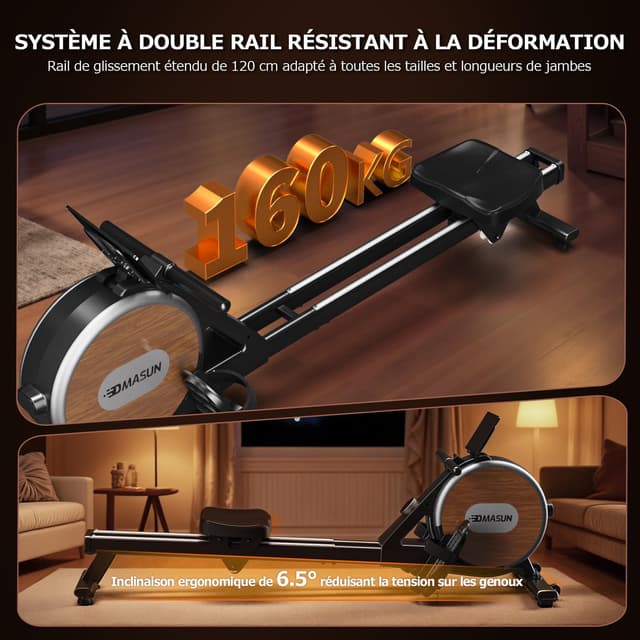 Thumbnail 5 de DMASUN Rameur Musculation 2026 Version