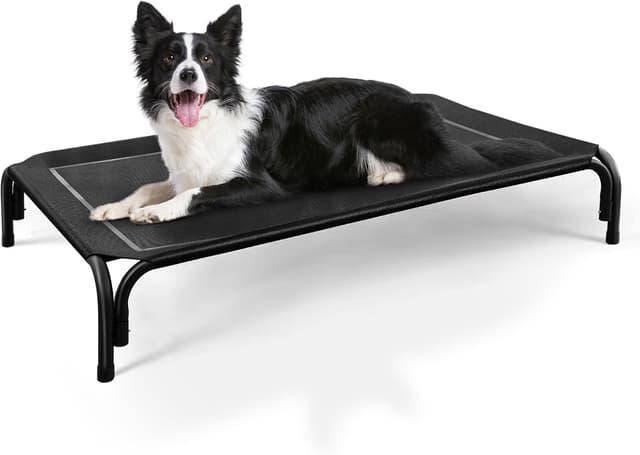 Detalle de DOPEDIO Raised Dog Bed L Black