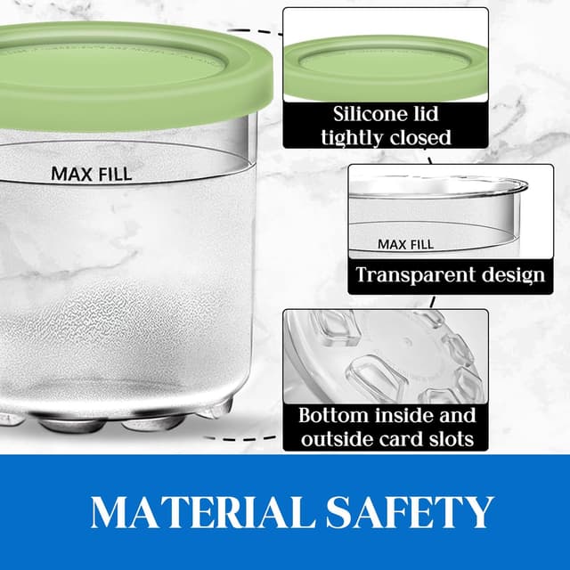 Thumbnail 2 de Ninja Creami Pints and Lids 4-pack 🍨