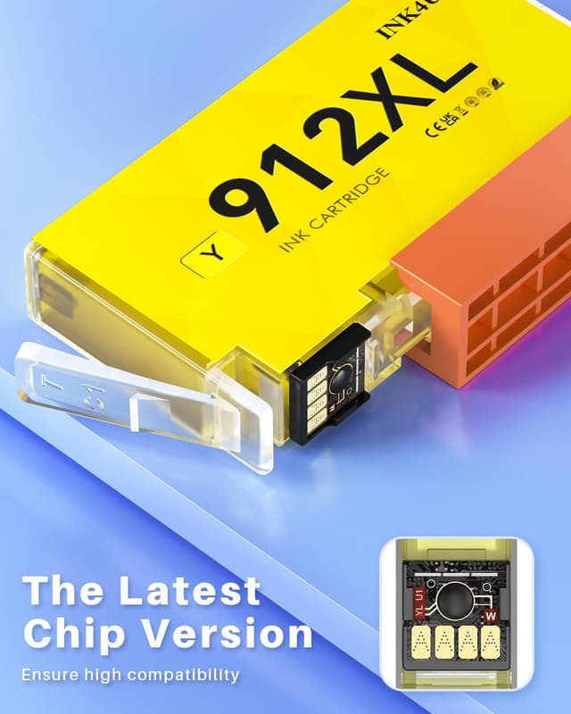 Detalle 2 de INK4U 912XL Nero per HP, 2 cartucce