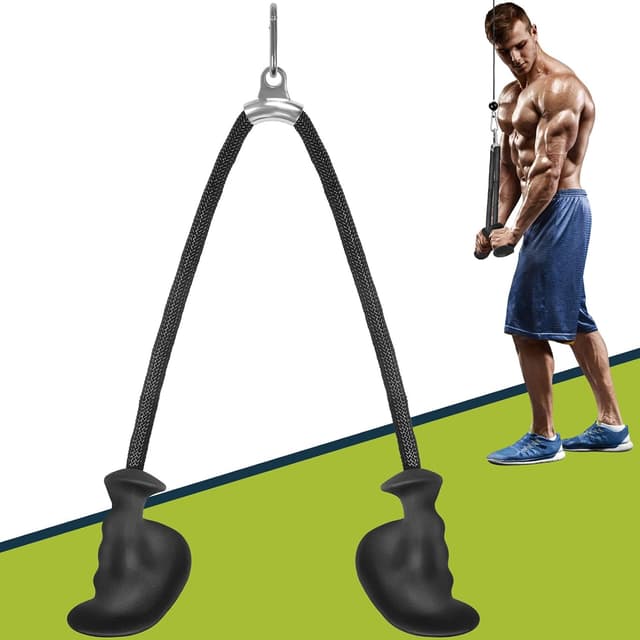 Detalle de DASKING Corda tricipiti per cavo con impugnatura ergonomica antiscivolo per home gym