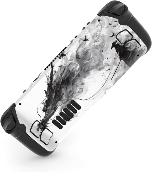 Detalle 2 de playvital Custom Stickers for Steam Deck LCD – Full Protective Skin Decal Set in Mistborn Dragon