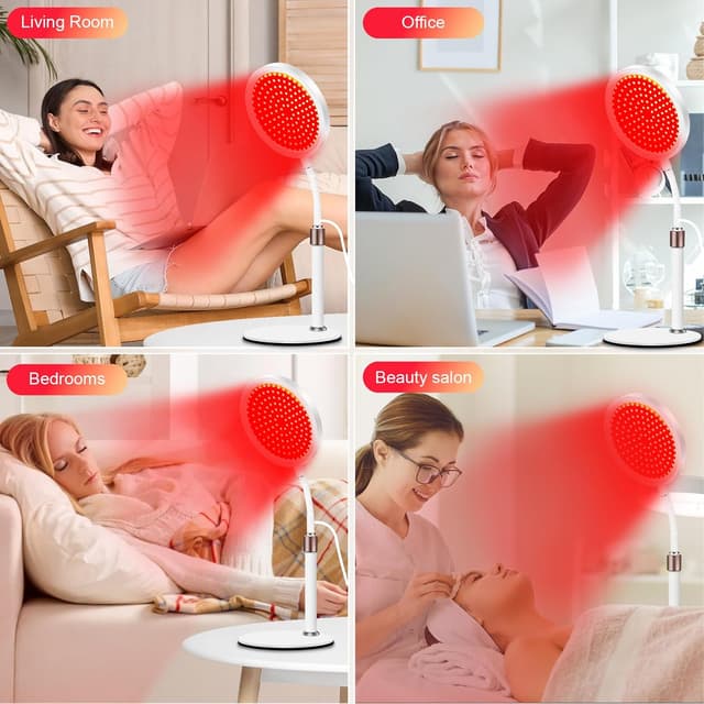 Detalle de Relhafethy Red Light Lamp 940nm timer