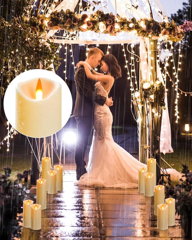 Thumbnail 3 de Da by Velas LED, 12 velas LED para exterior 🕯