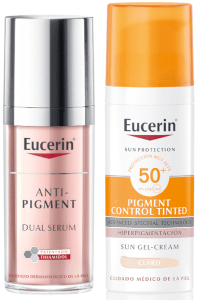 Imagen de Eucerin Sun Face Pigment Control FPS50+ y Sérum Anti-Pigment ☀ en OfertitasTOP