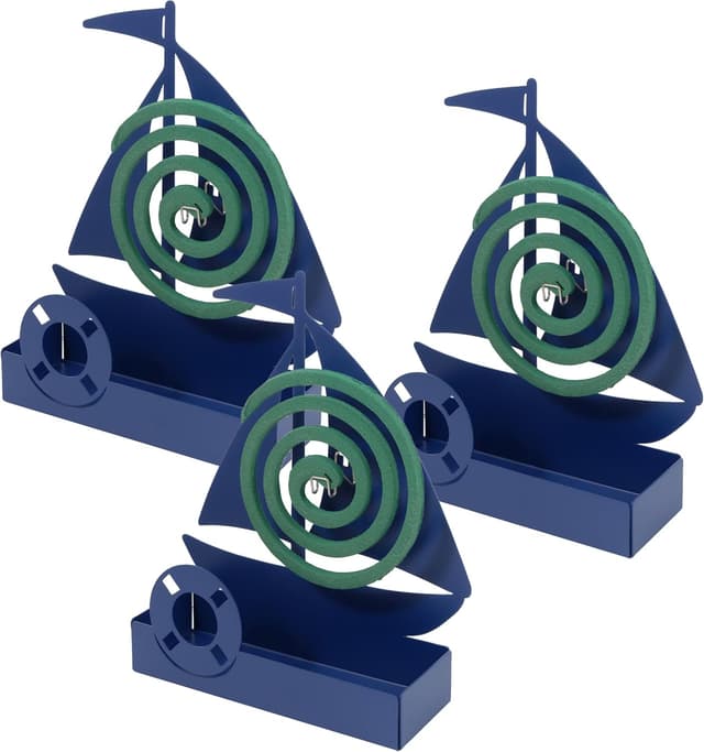 Detalle de Baroni Home Porta Zampirone barca blu 17x5x18 cm