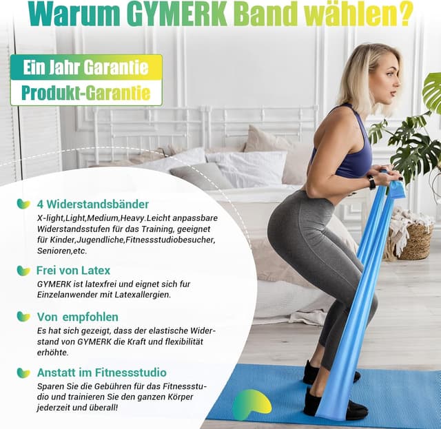 Detalle de GYMERK FitnessbĂ€nder 2 m đ