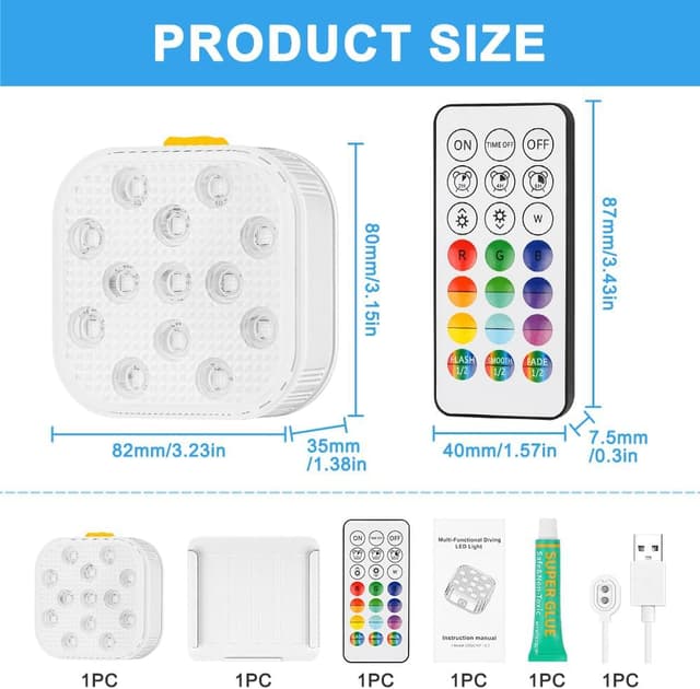 Thumbnail 1 de Vicloon Luci LED per Piscina 6 modalità