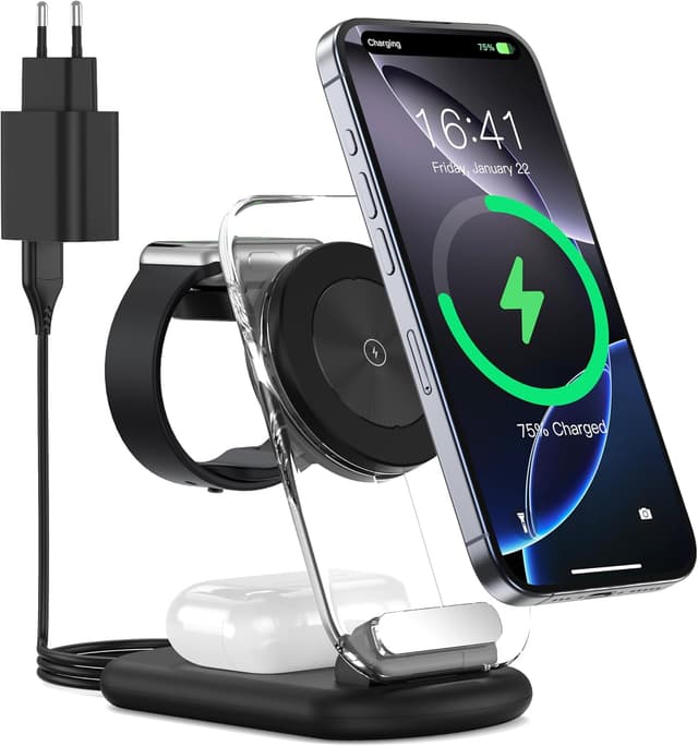 Detalle de Estación MagSafe 3 en 1 para iPhone