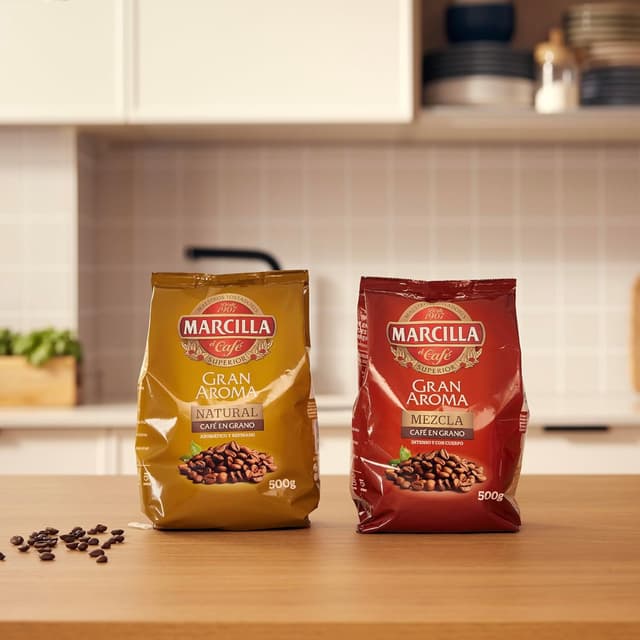 Thumbnail 4 de Marcilla Gran Aroma Café en Grano 500g ☕