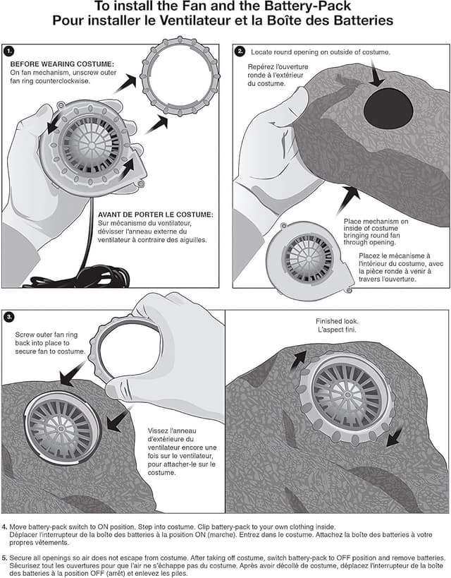 Thumbnail 5 de SHMIZZ Disfraz hinchable adulto 150-190 cm