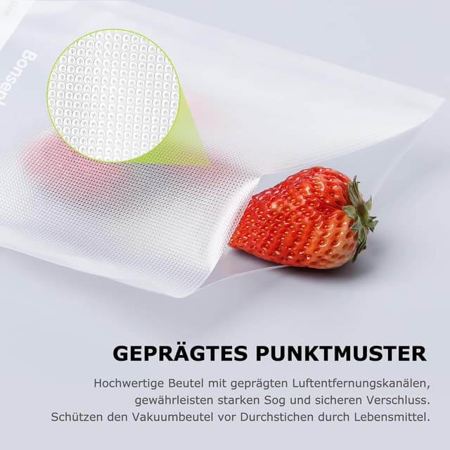 Thumbnail 4 de Bonsenkitchen Vakuumierbeutel 20x30 cm 200er Pack 🥩