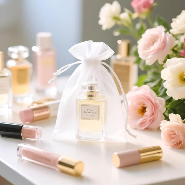 Detalle 1 de G2PLUS White Organza Gift Pouches (10x15 cm) – 100 Pack Wedding & Jewellery Favour Bags