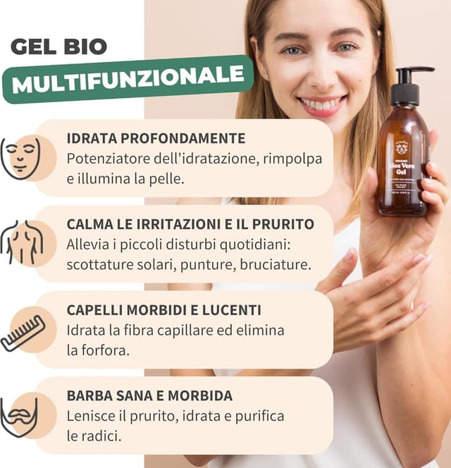 Thumbnail 2 de BIONOBLE Gel Aloe Vera Puro 97% per viso e corpo