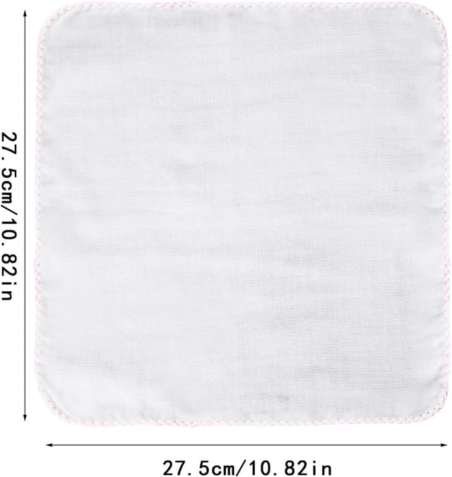 Thumbnail 1 de Lanjue 12 x 12 inch Muslin Face Cloths 10-pack
