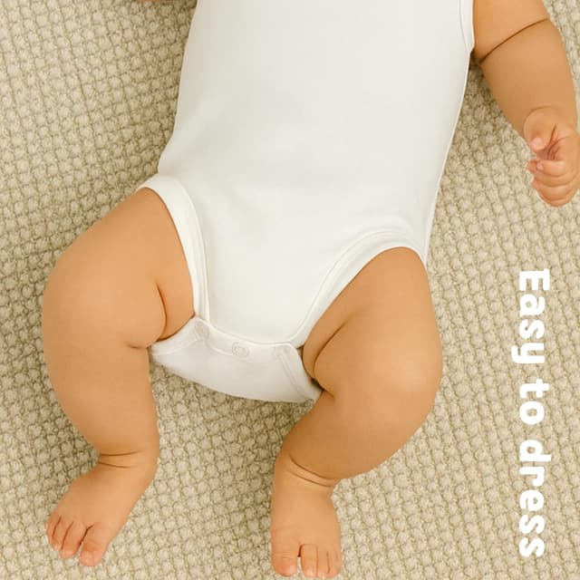 Thumbnail 6 de rise&Raba Baby Bodysuit 3-pack in 100% organic cotton (sleeveless) for boys and girls