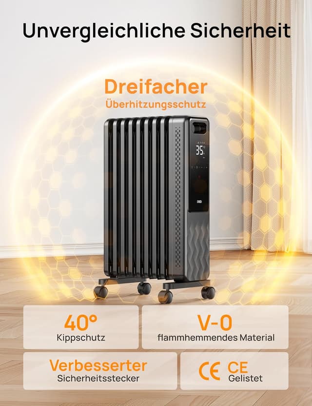 Thumbnail 4 de Dreo OH310 Ölradiator 2000W Heizkörper