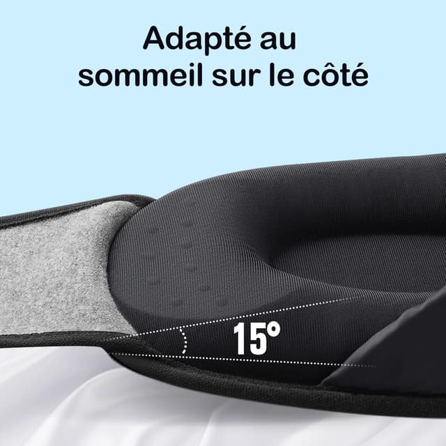 Detalle 2 de INNELO Masque de sommeil 3D 12 mm