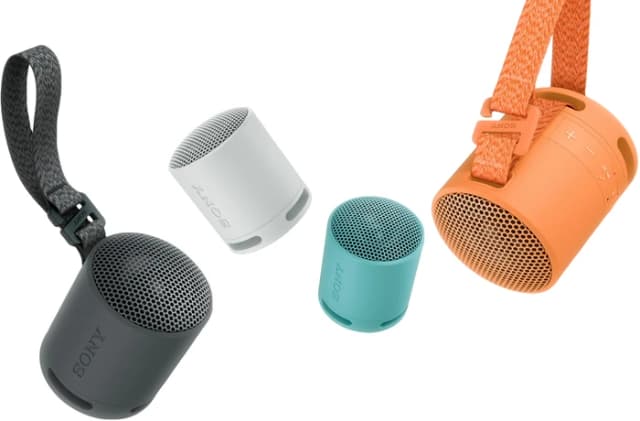 Detalle de Sony SRS-XB100 Doppelpack Schwarz – kompakte Bluetooth-Lautsprecher mit IP67