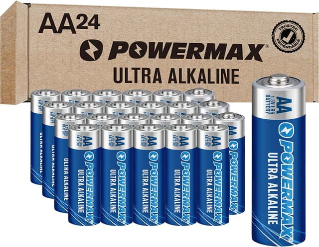 Detalle de Powermax AA Batteries 24-Pack, 10-Year Shelf Life