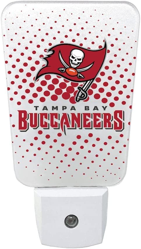 Detalle de Party Animal NFL Team LED Night Light (Cleveland Browns) — Slim 5-Inch Plug-In with Auto Sensor