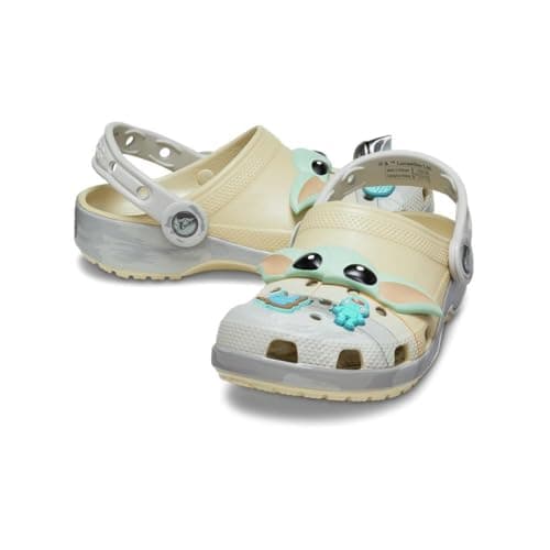 Thumbnail 3 de Crocs Grogu Classic Clog K 🧸 Zuecos Unisex Niños, Crema 29/30 EU