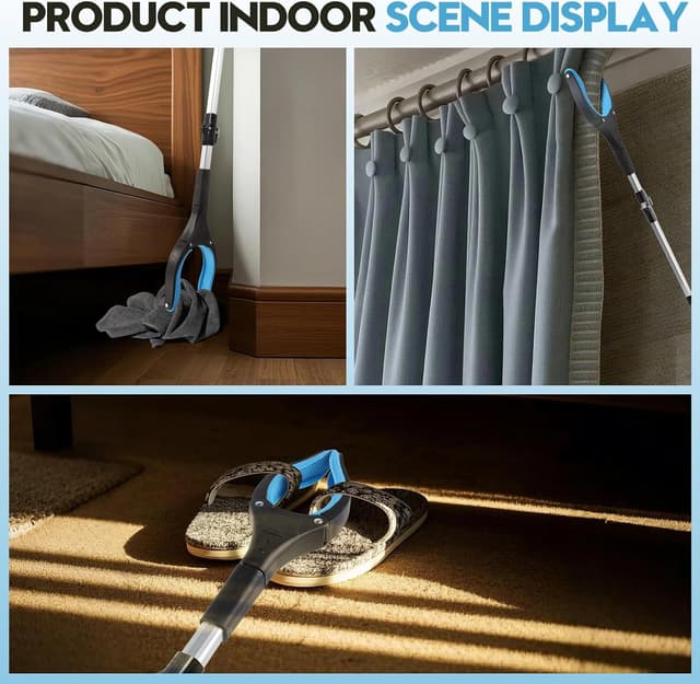 Detalle 2 de LINKINNO Pinza telescopica da 91 cm con punta magnetica e testa rotante 360°