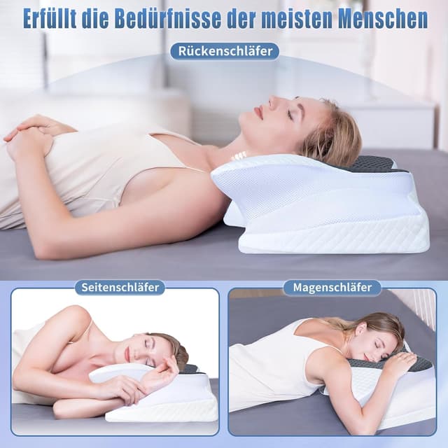 Detalle 2 de Cuscino cervicale in memory 70x40x15