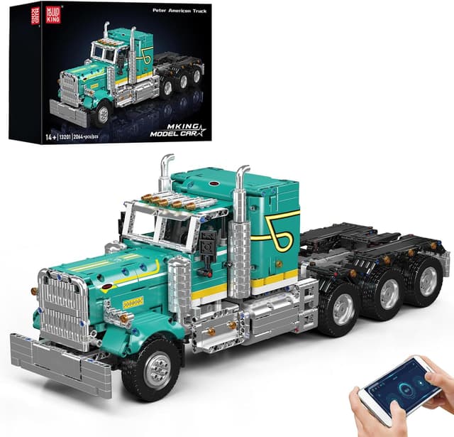 Detalle de Mould King 13201 Technique Camion américain – ensemble de construction 2064 pièces