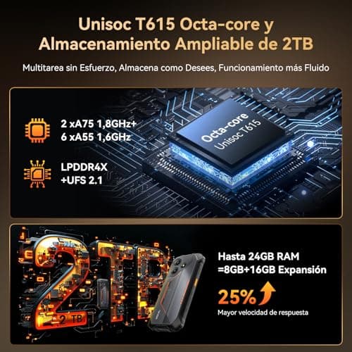 Thumbnail 3 de OSCAL Marine 2 Teléfono Resistente Android 15 📱