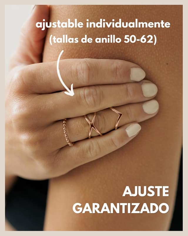 Thumbnail 3 de GD GOOD.designs Juego de anillos ajustables para mujeres