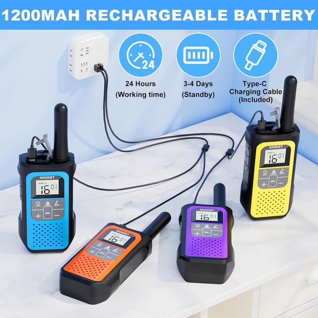 Thumbnail 3 de NXGKET Walkie Talkie 5 km 📡