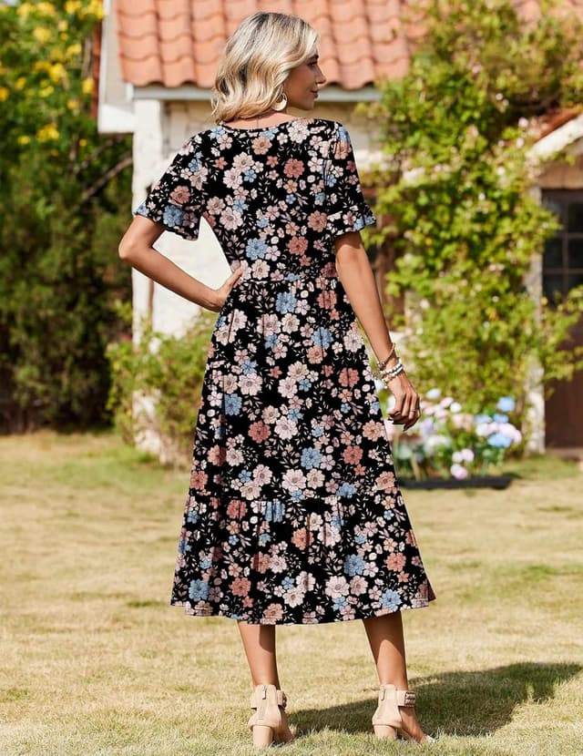 Detalle de Zeagoo Summer Midi Dress 2026 for Women