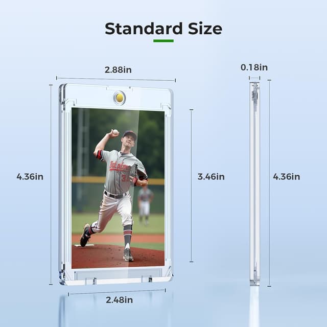 Detalle 2 de Skyhill 102ct Acrylic 35pt Card Holders with Sleeves