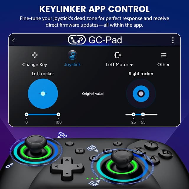 Thumbnail 6 de BEBONCOOL Switch Controller mit RGB-Licht