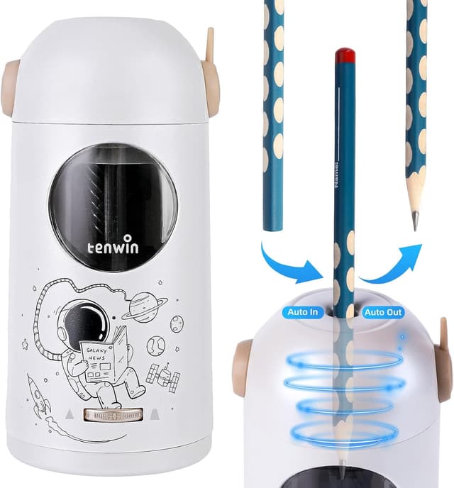 Detalle de tenwin automatic pencil sharpener, 2000mAh