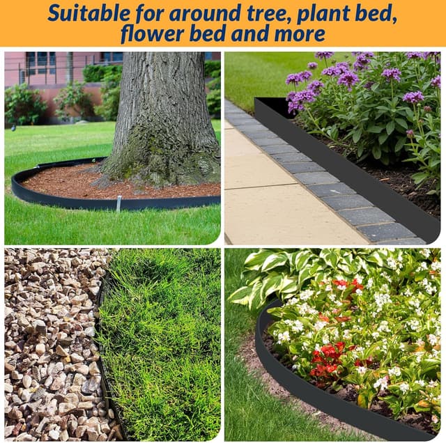 Thumbnail 5 de Velway Borde de jardín flexible 20 m 5 cm Negro