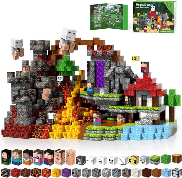 Detalle de Kryzomat Magnetische Bausteine 150 PCS 🧩