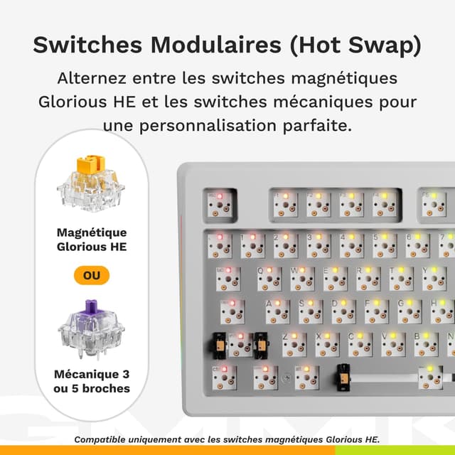 Thumbnail 4 de GLORIOUS GMMK 3 Clavier AZERTY 8K