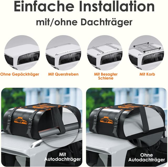 Detalle 2 de Rymopuey Dachbox Faltbar 425 L