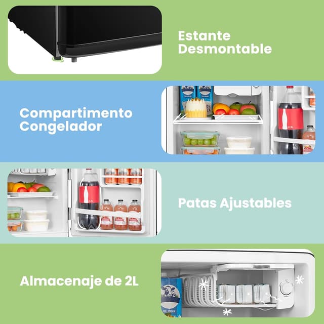 Thumbnail 2 de Comfee RCD50BL2EURT Mini Refrigerador 47L