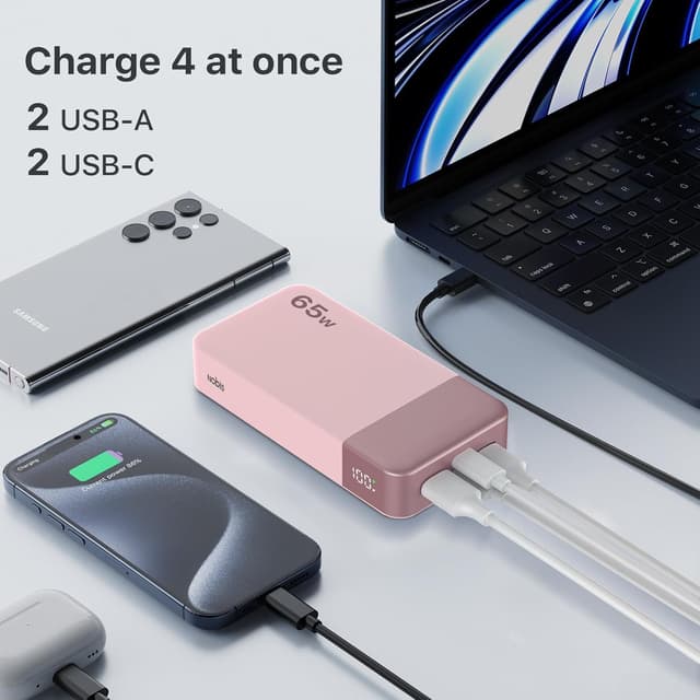 Detalle 2 de NOBIS Power Bank 20000mAh PowerBank 65W