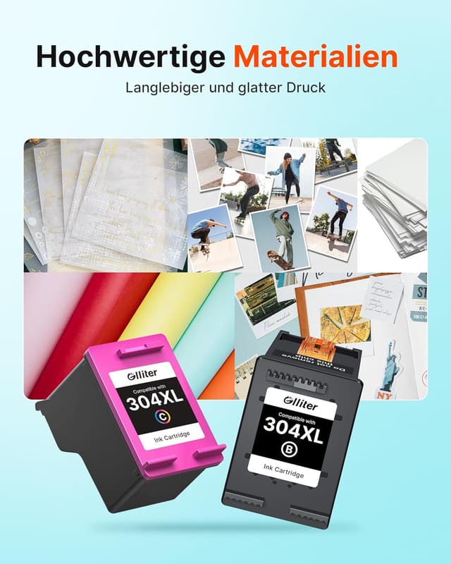 Detalle 2 de Glliter 304 XL druckerpatronen 2er Set