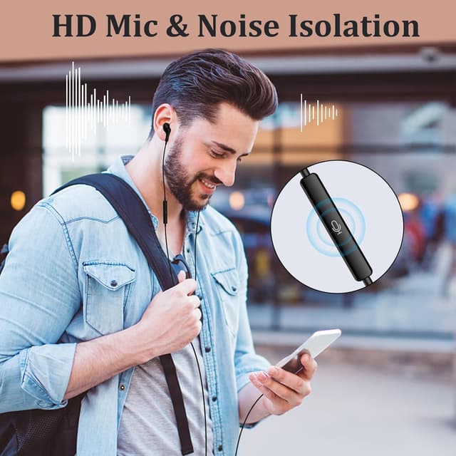 Detalle 2 de Guguearth Lightning headphones for iPhone with microphone