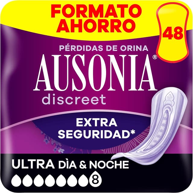Imagen de AUSONIA Discreet Compresas Ultra Día y Noche 48 en OfertitasTOP